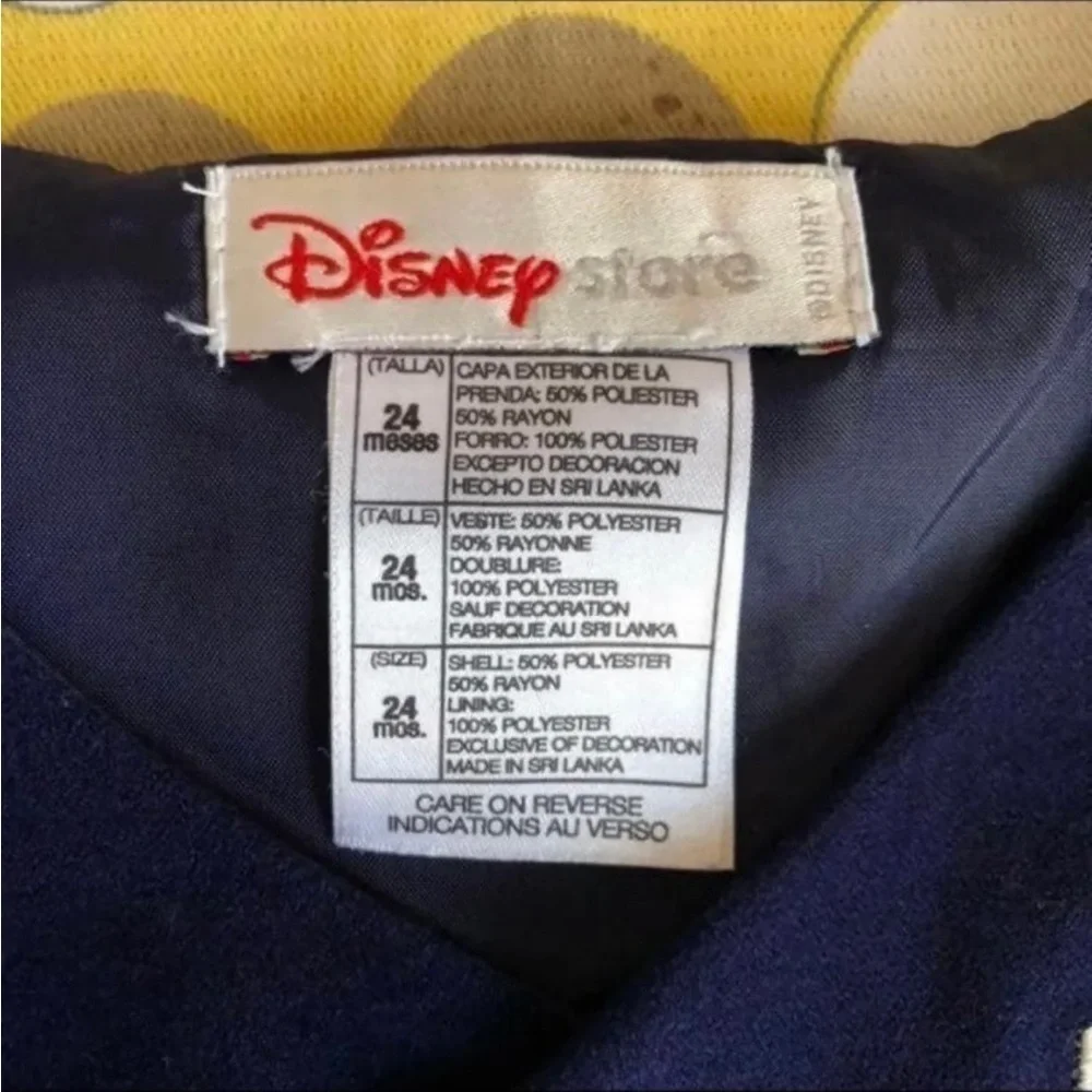 Disney Store Mickey navy toddler's vest